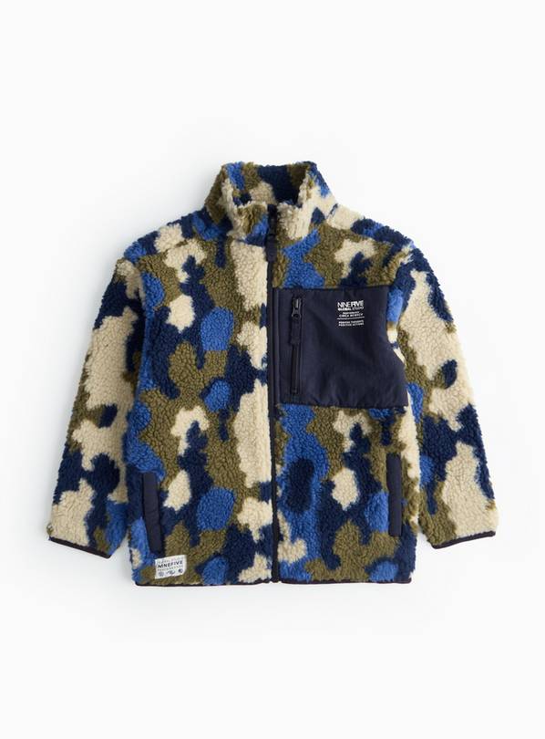 Camo Borg Fleece Jacket  13 years